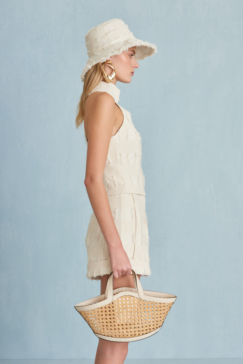 DULCIE TOP - OFF WHITE MULTI