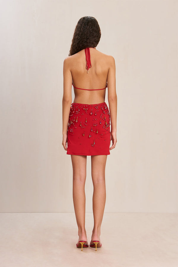 ARTEMIS DRESS - MERLOT