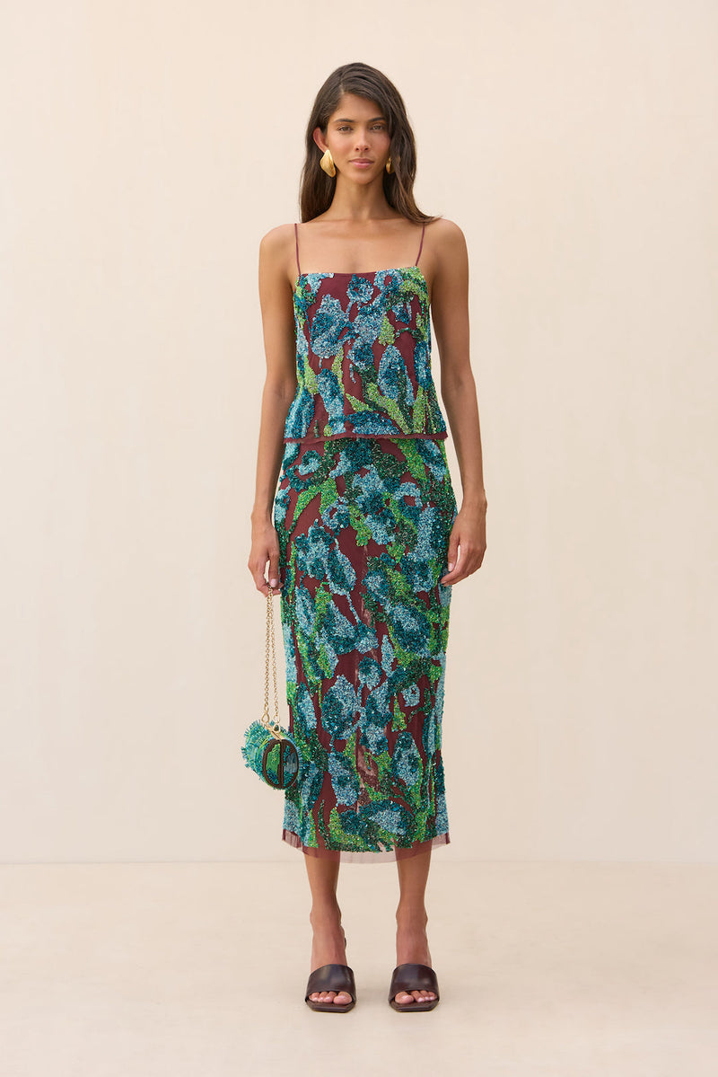 MAISON TOP - TULIP PRINT