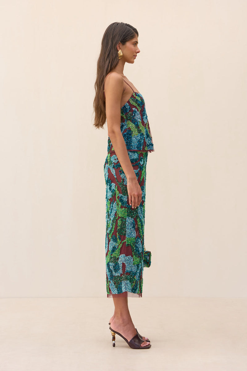 MAISON TOP - TULIP PRINT