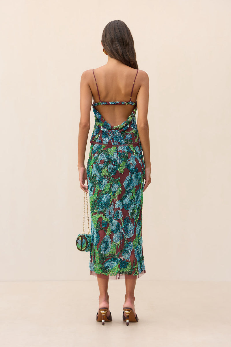 MAISON TOP - TULIP PRINT