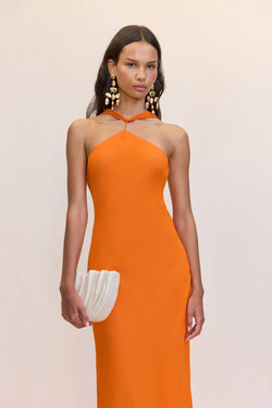 PHEOBE GOWN - PERSIMMON
