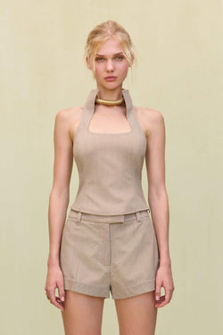 DULCIE TOP - BEIGE