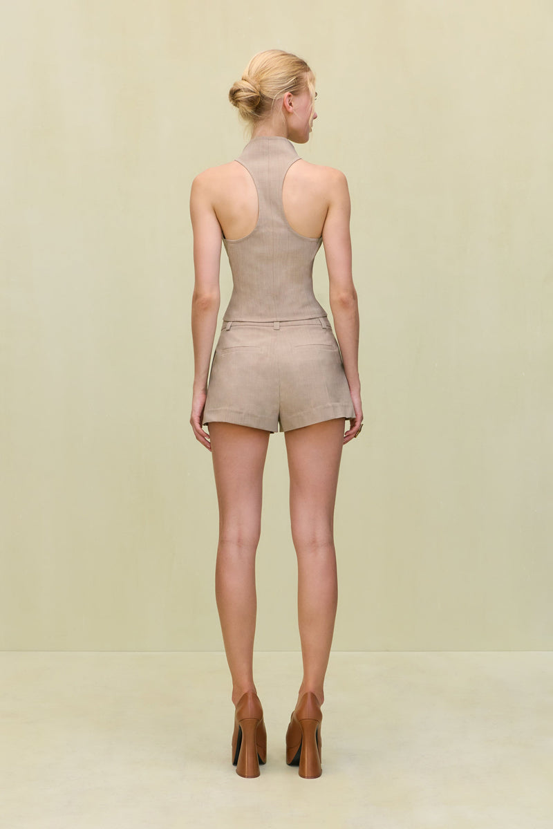 FELICITY SHORT - BEIGE