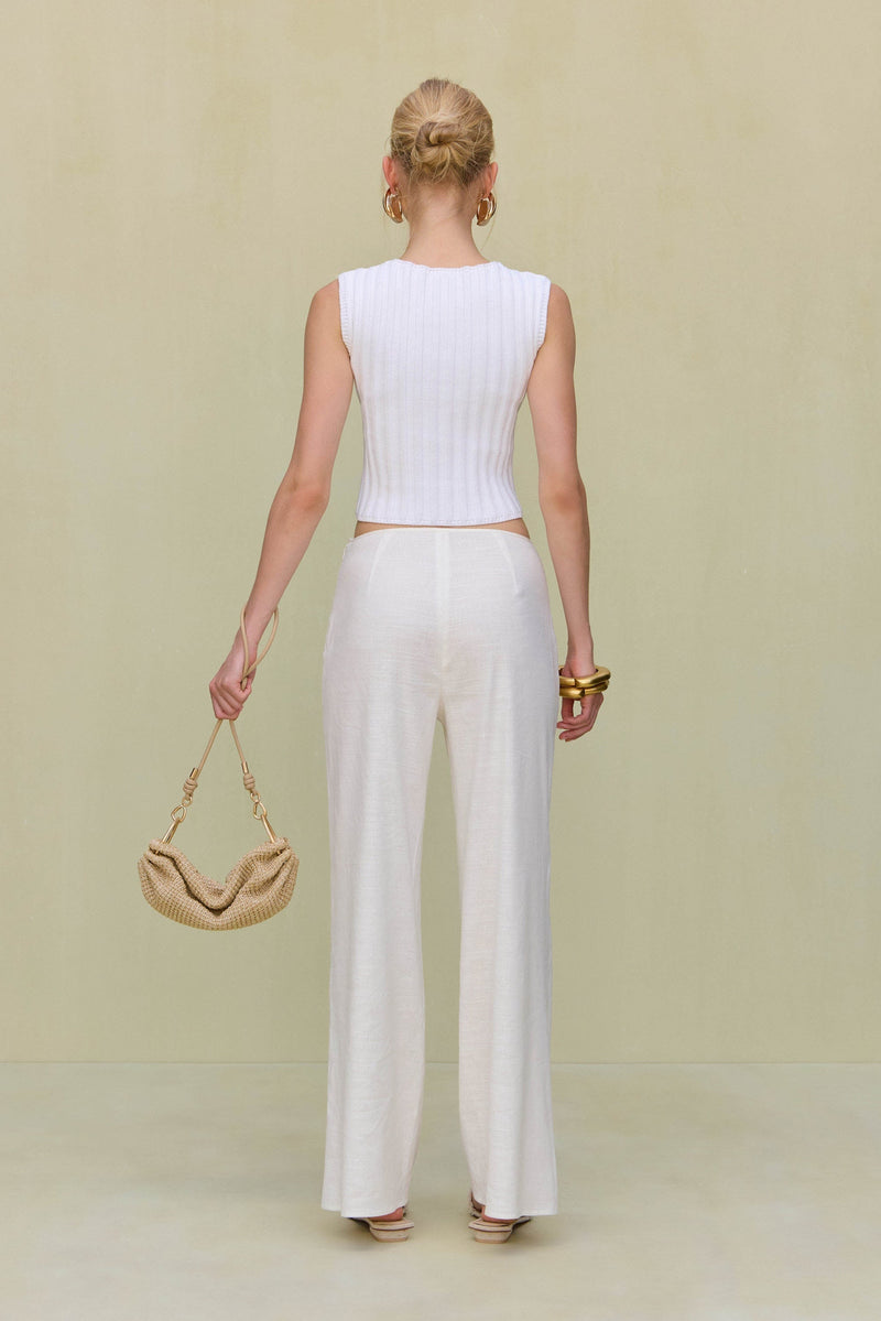 ANZU KNIT TOP - OFF WHITE