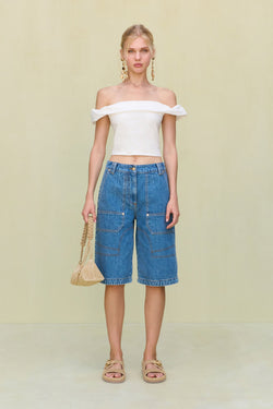 TANAKA SHORT - STONE WASH