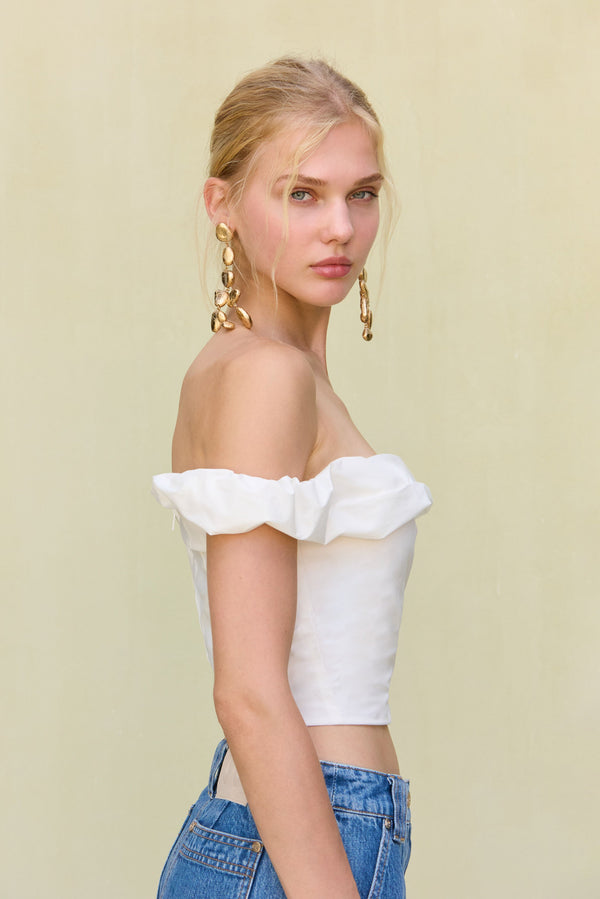 MARNIE TOP - OFF WHITE