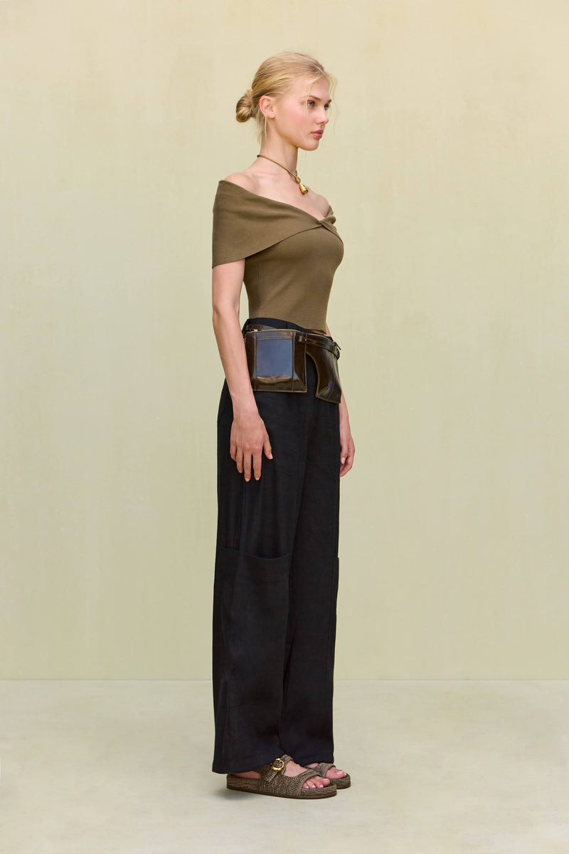 PRESCOTT KNIT TOP - NYMPH