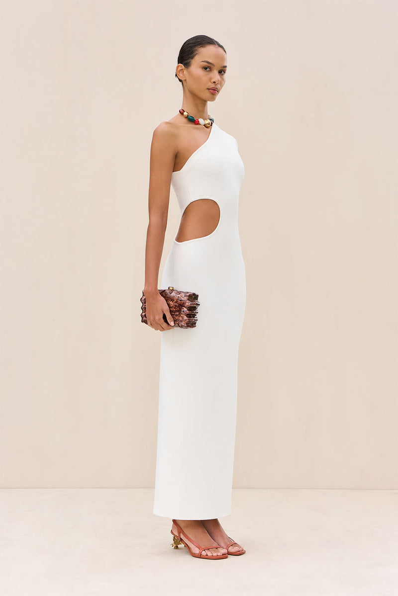 LINNEA KNIT DRESS - OFF WHITE