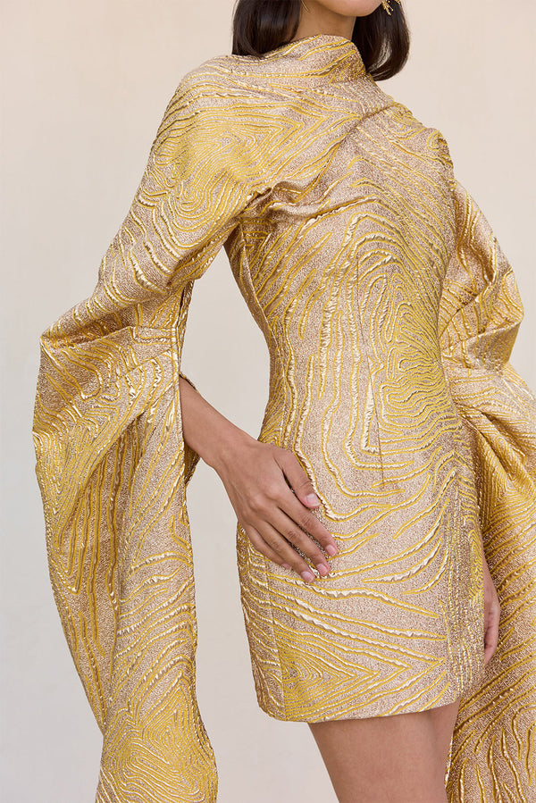 BRANDY DRESS - GOLD MULTI