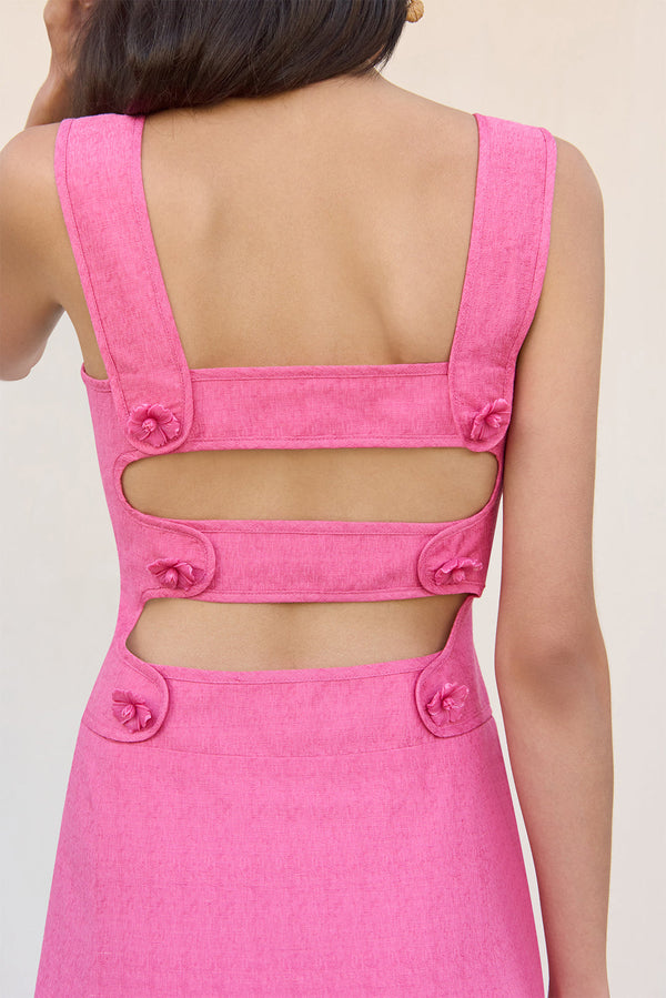 LEIGH DRESS - ROSETTE