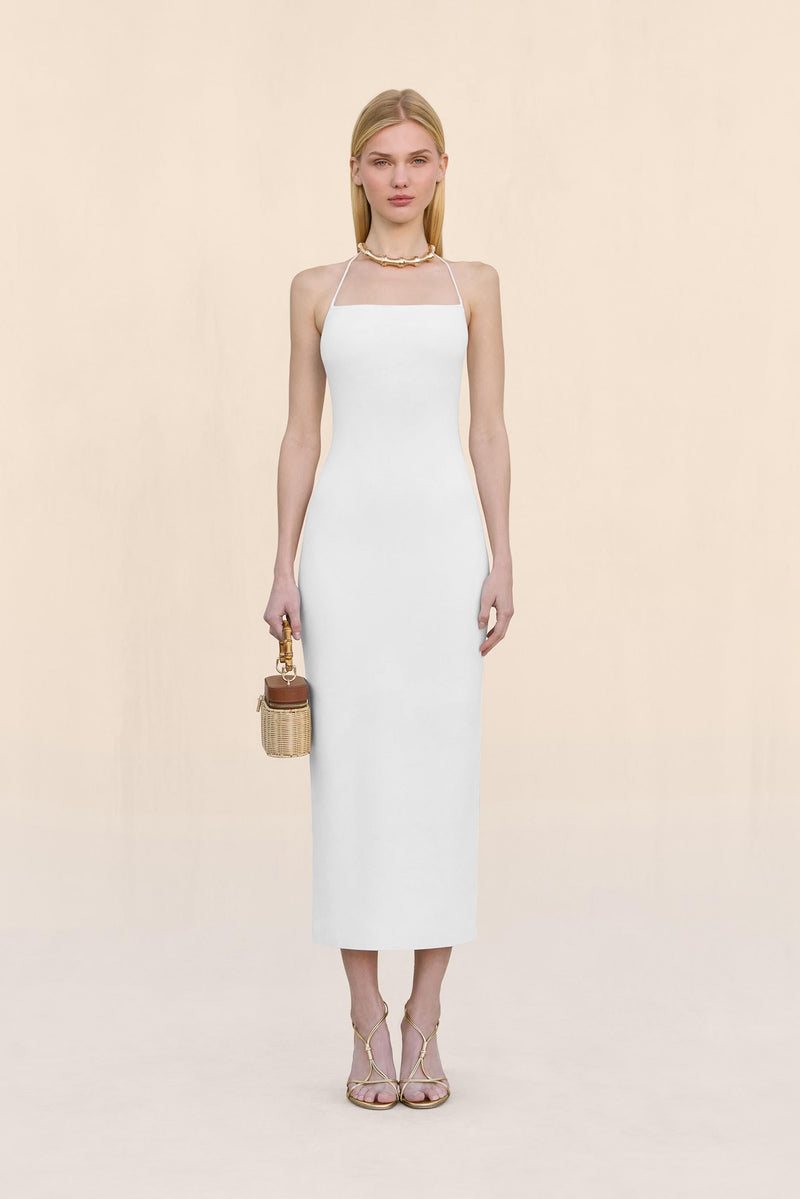 MELVILLE KNIT DRESS - OFF WHITE