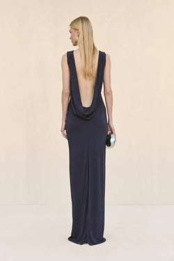 BASHA GOWN - DEEP LAKE
