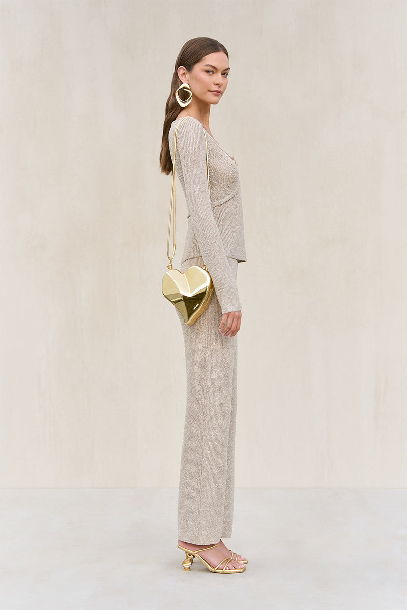 LAWENA KNIT PANT - BEACH