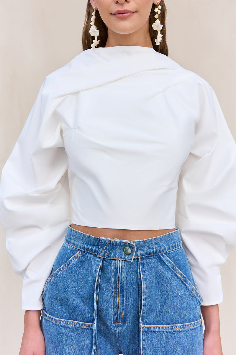 BINDI TOP - OFF WHITE