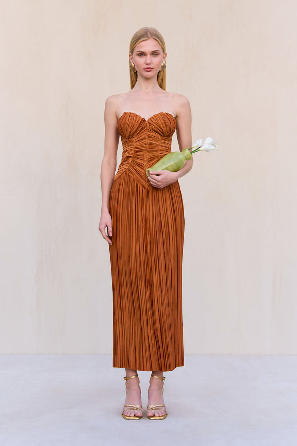 ASHIKA GOWN - BOURBON