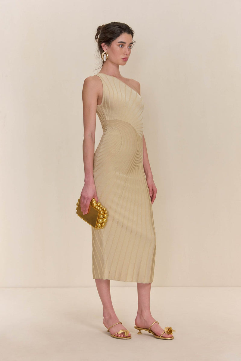 RAITH KNIT DRESS - BEACH