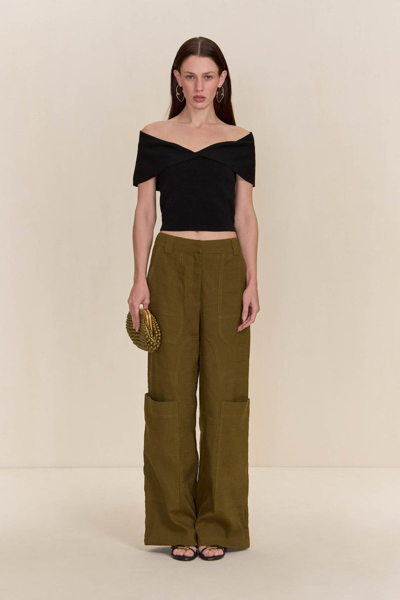 PRESCOTT KNIT TOP - BLACK