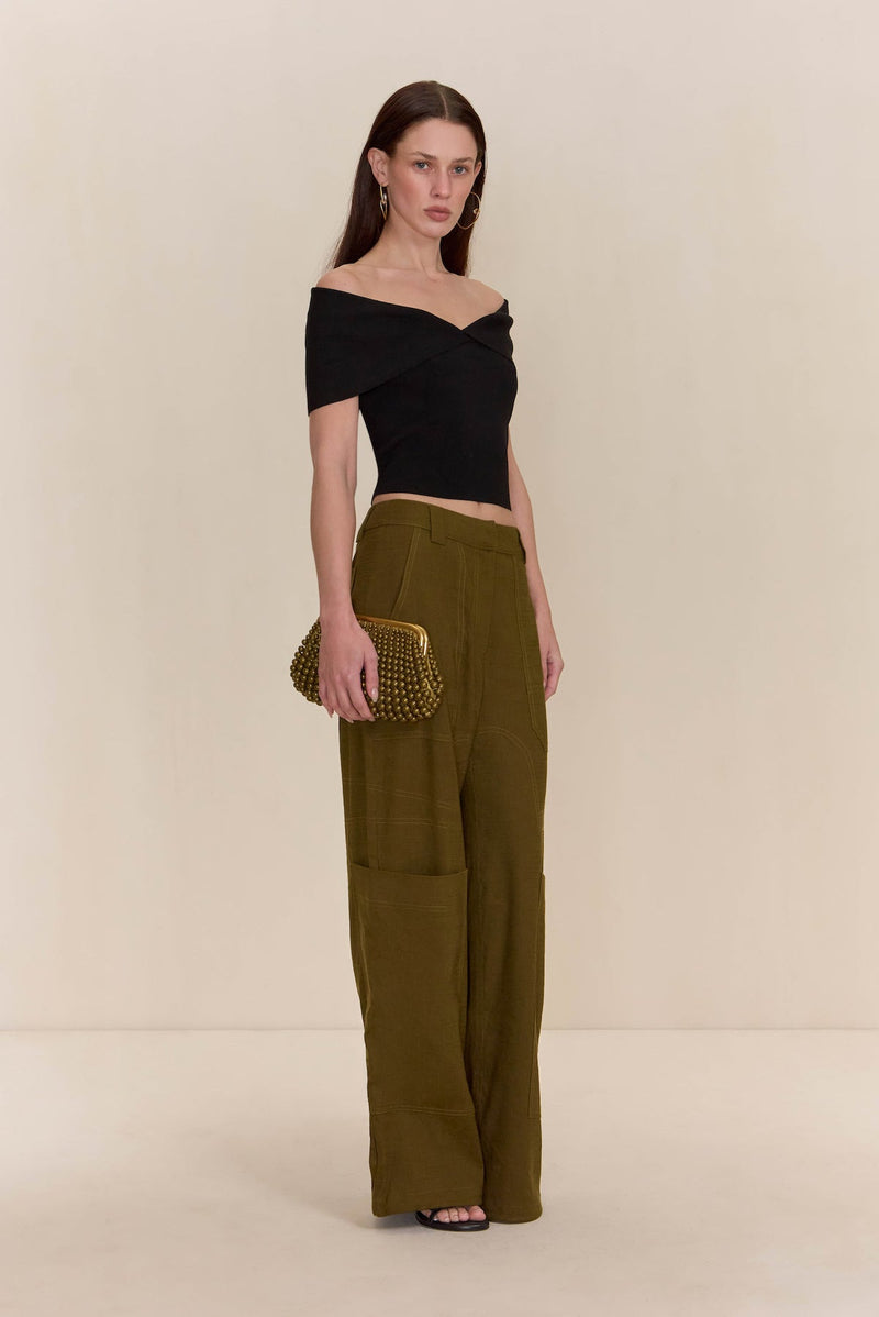 PRESCOTT KNIT TOP - BLACK