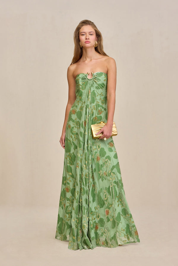 RENAY DRESS - MOLDAVITE MULTI