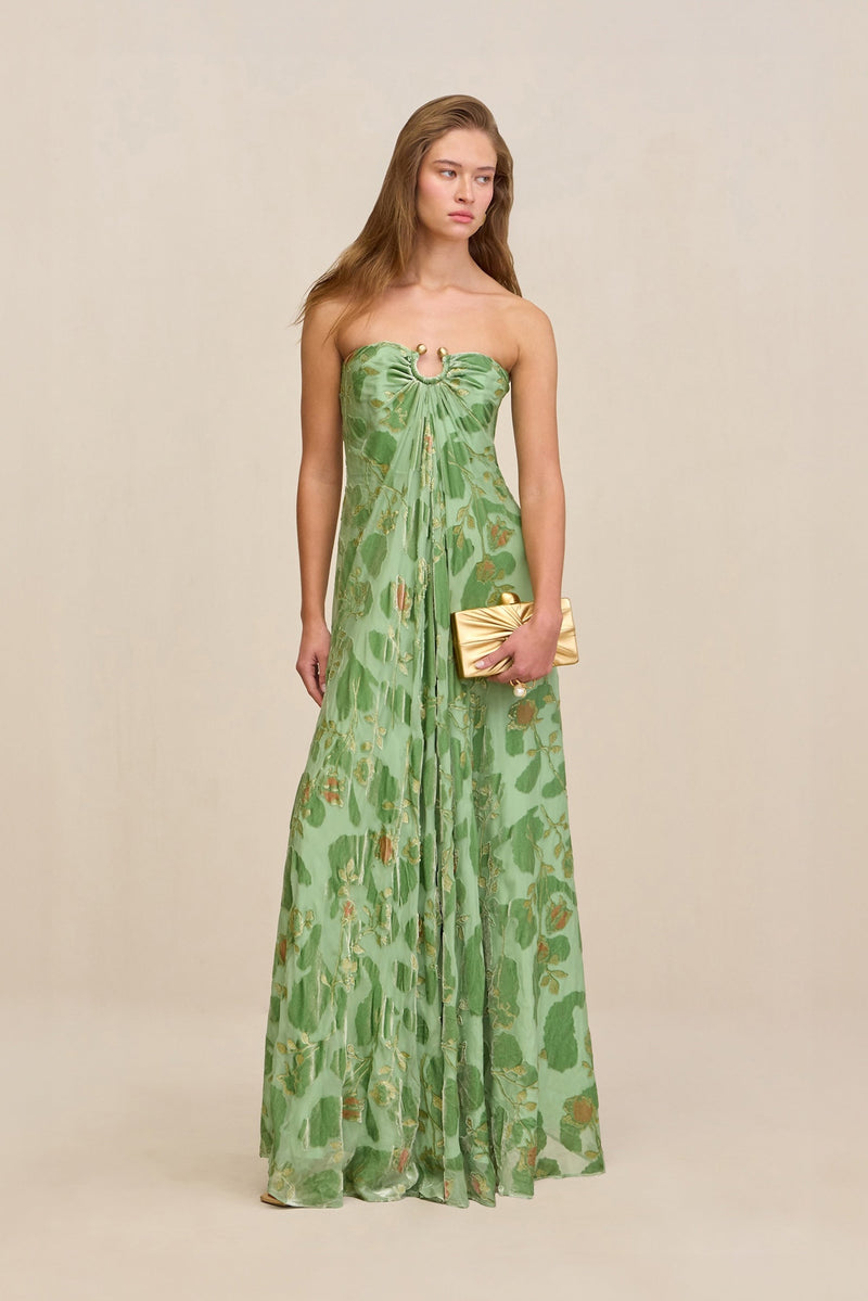 RENAY DRESS - MOLDAVITE MULTI