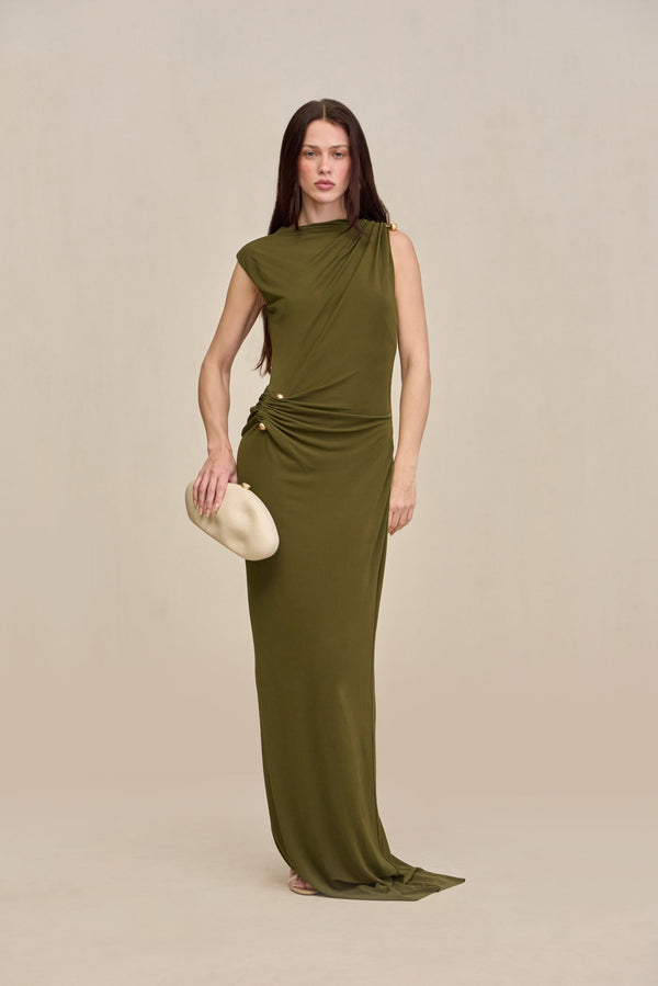 IZOLA GOWN - ROSEMARY