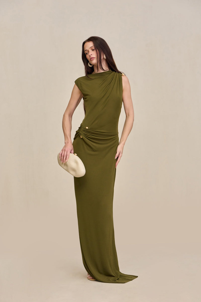 IZOLA GOWN - ROSEMARY