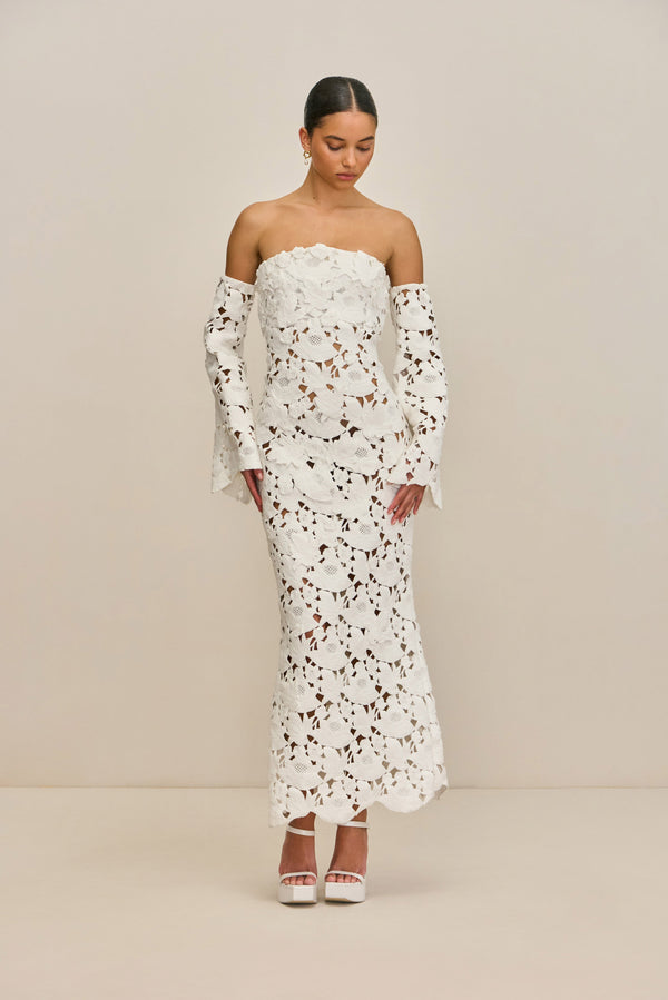 KAYLINA GOWN - OFF WHITE