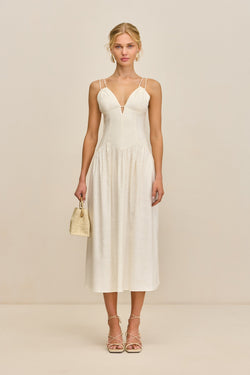 DARCEY DRESS - OFF WHITE