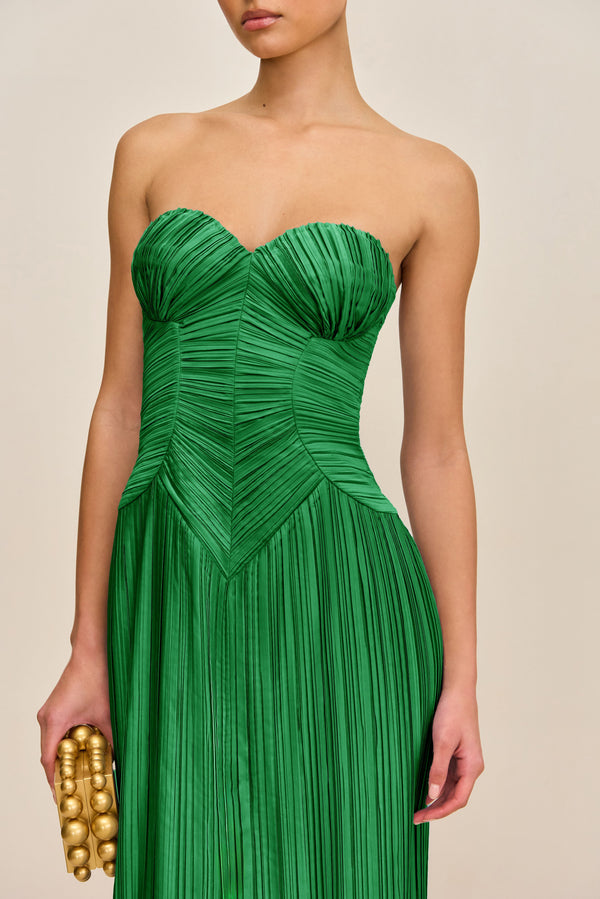 ASHIKA GOWN - MALACHITE