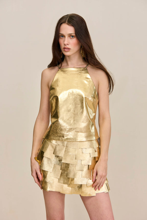 JUHI TOP - GOLD