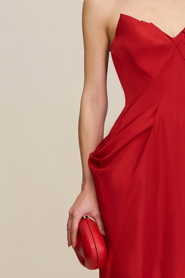 GEMMA GOWN - GARNET