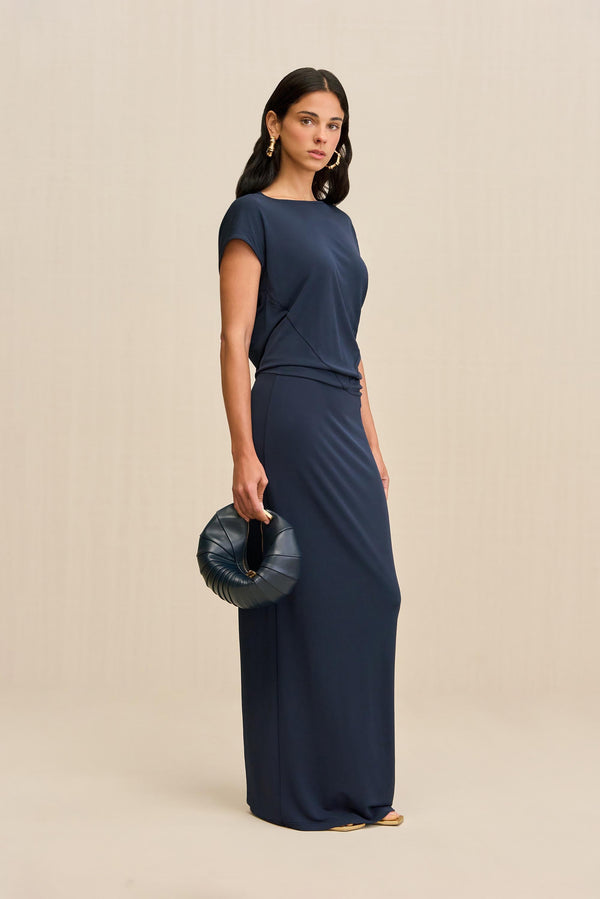 JONA DRESS - DEEP LAKE