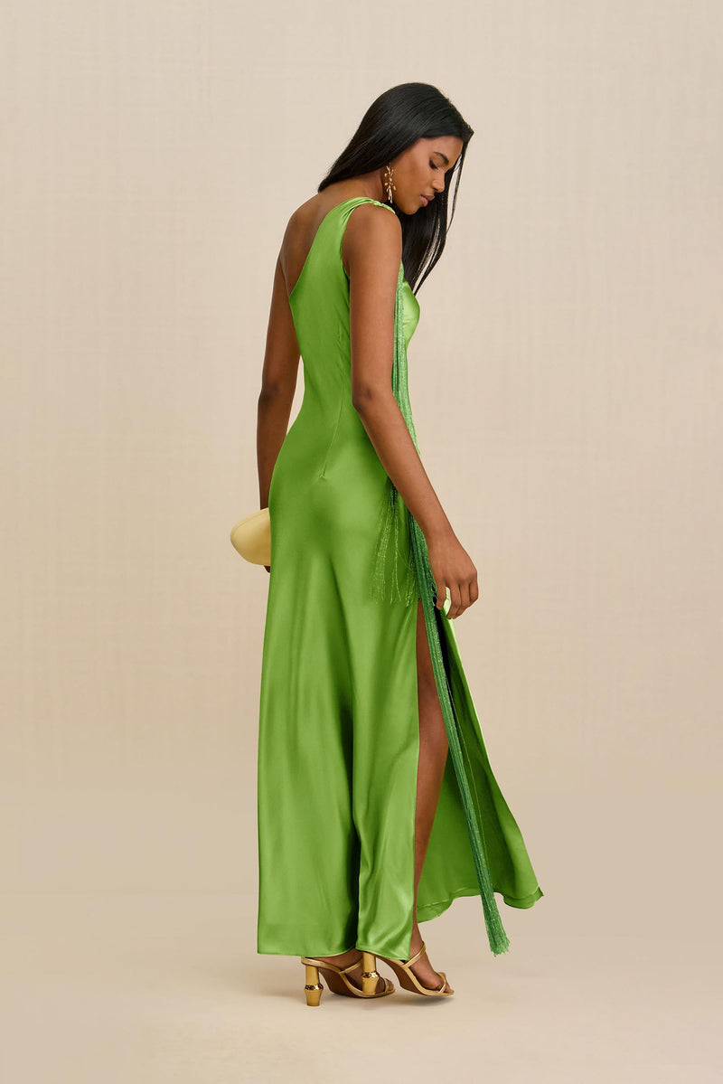 KEYA GOWN - PISTACHIO