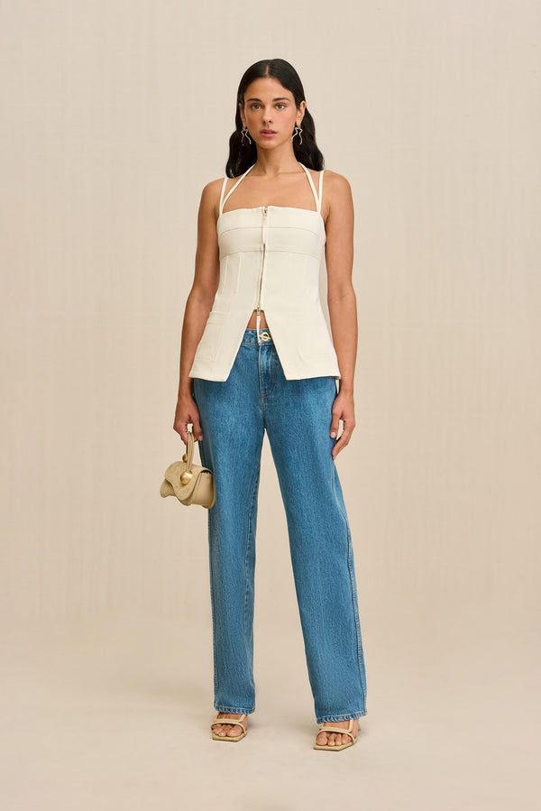 KATELLA TOP - OFF WHITE