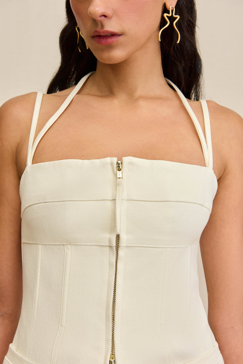 KATELLA TOP - OFF WHITE