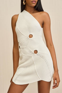 CORELINE DRESS - OFF WHITE