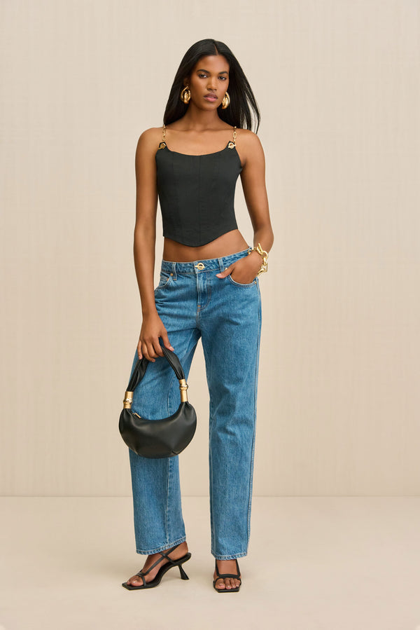 FIANNA TOP - BLACK