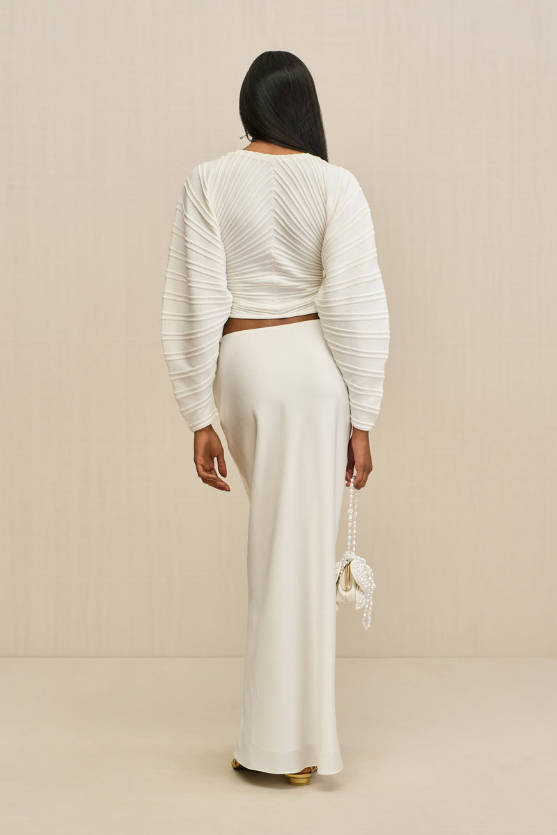 BLAIR KNIT CARDIGAN - OFF WHITE