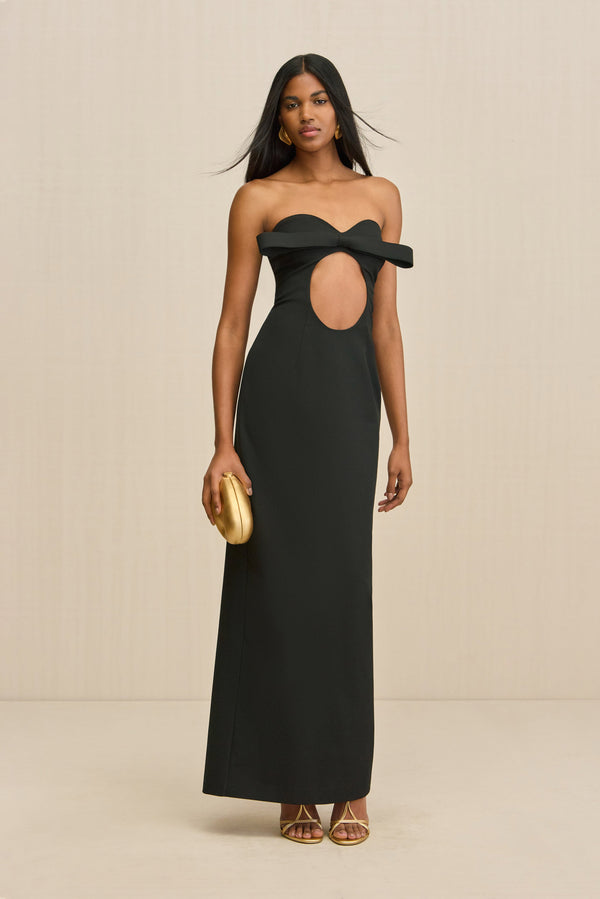RUNE GOWN - BLACK