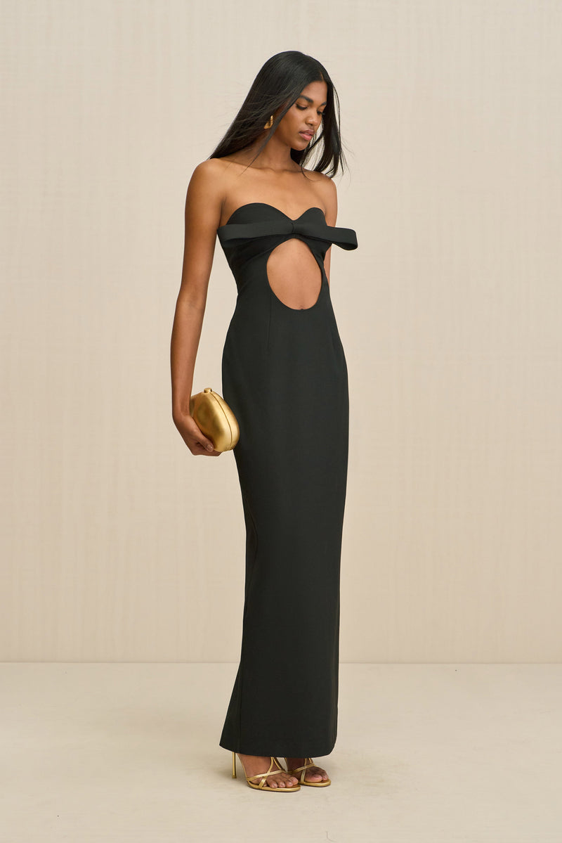RUNE GOWN - BLACK