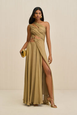 ZAN GOWN - GOLD FOIL