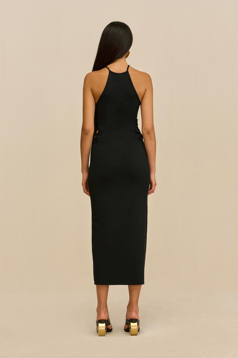 JENA KNIT DRESS - BLACK