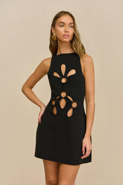 FRANCO KNIT DRESS - BLACK