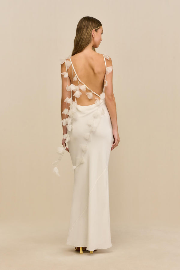NYMERIA GOWN - OFF WHITE