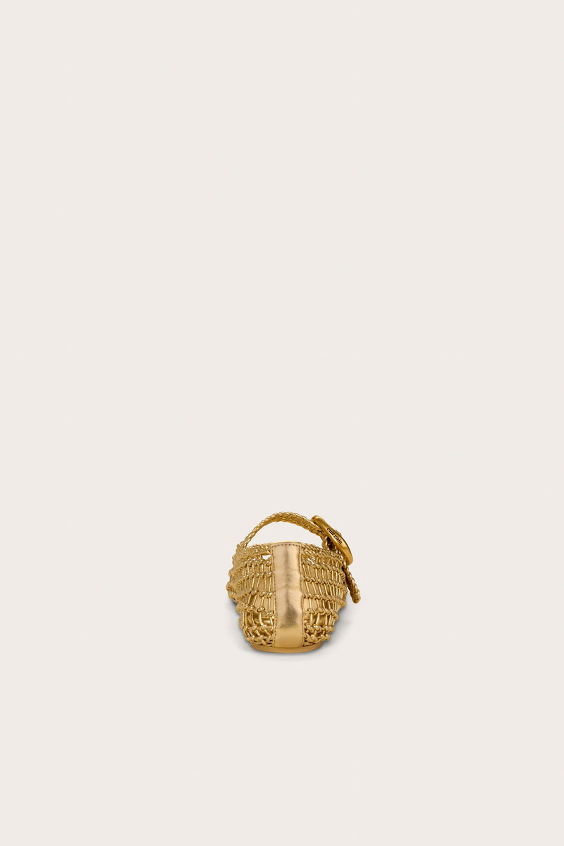 GINA FLAT - BRASS