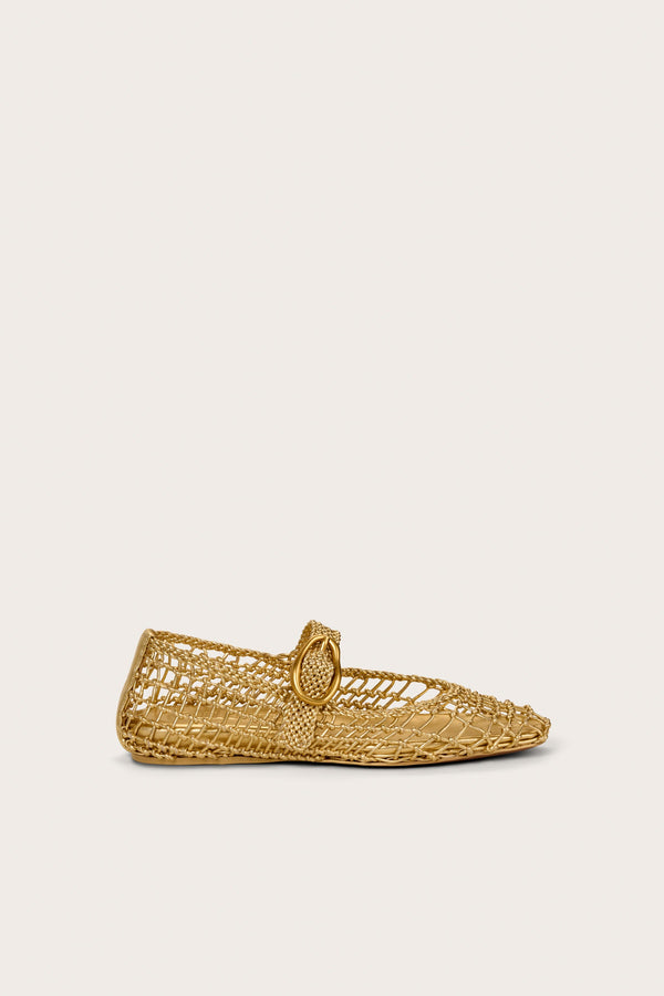 GINA FLAT - BRASS