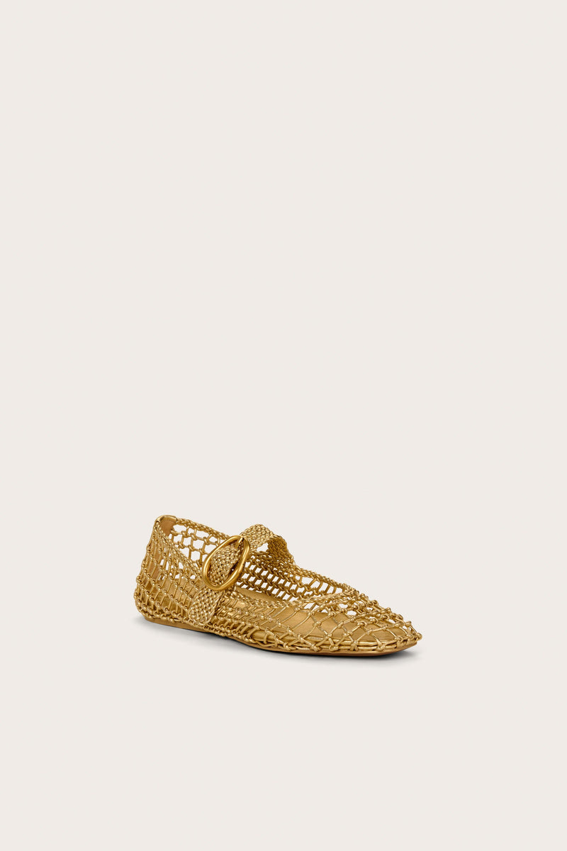 GINA FLAT - BRASS