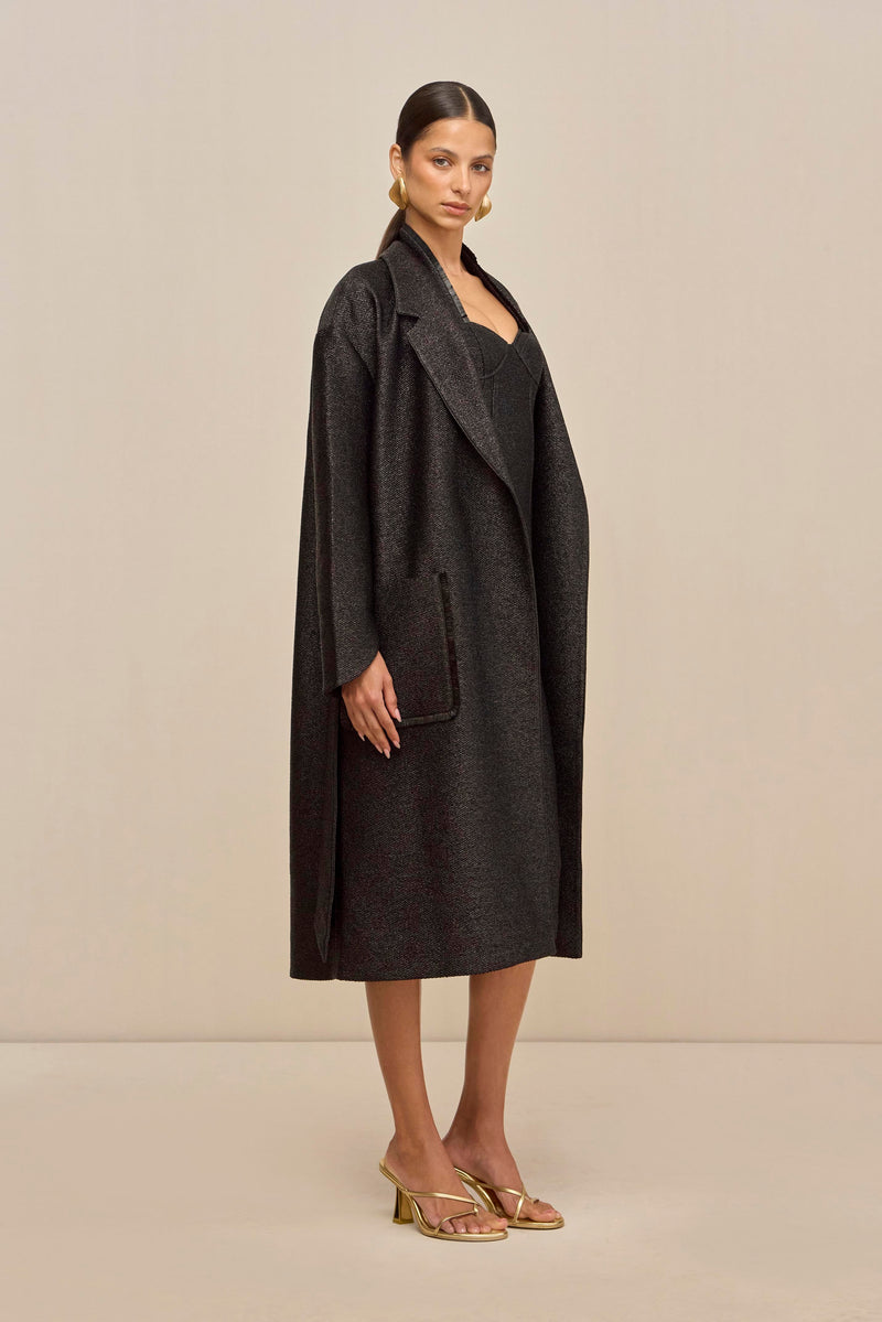 DREA COAT - BLACK