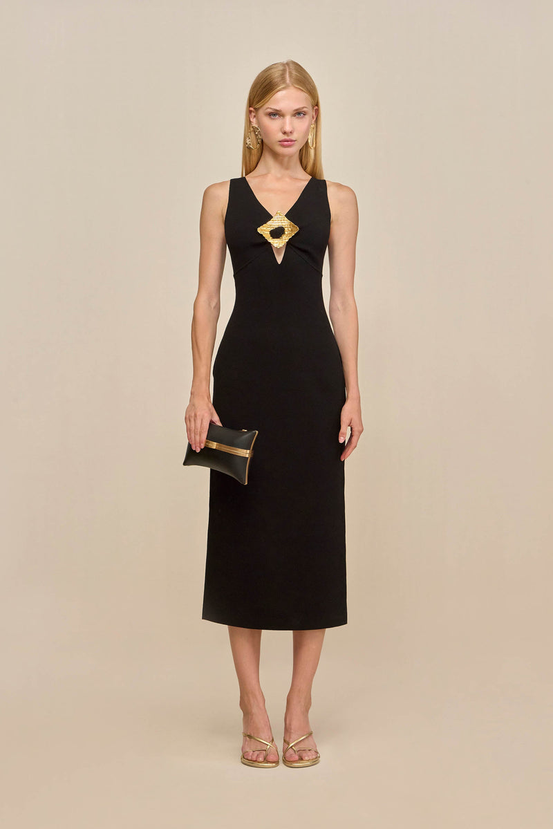 MARLA KNIT DRESS - BLACK